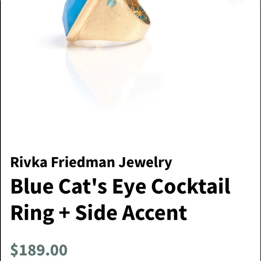 π―AUTH NEW 18k Gold Clad by Rivka Friedman Ez 7 π - Picture 9 of 10